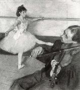 Edgar Degas, Portrait of a Dancer at her Lesson